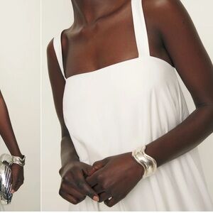 Reformation Alivia dress xs white